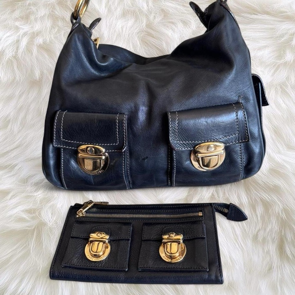 Y2K Marc Jacobs Large Multi Pocket and Zip Clutch Wallet Bundle